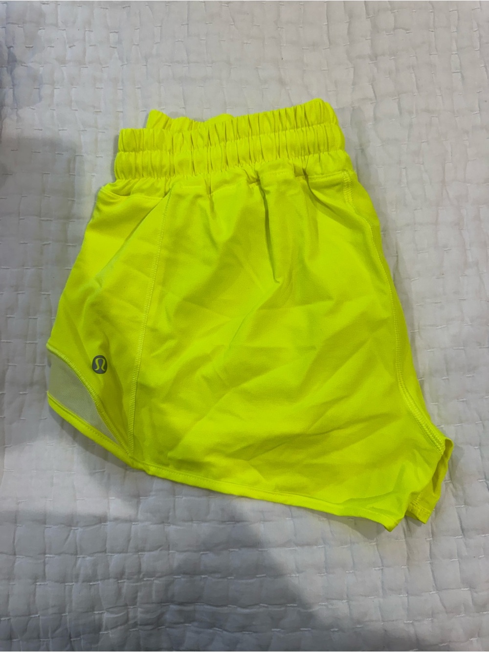lululemon athletica Neon Yellow Women’s Athletic Shorts